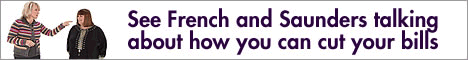 See French and Saunders talking about how to save money.